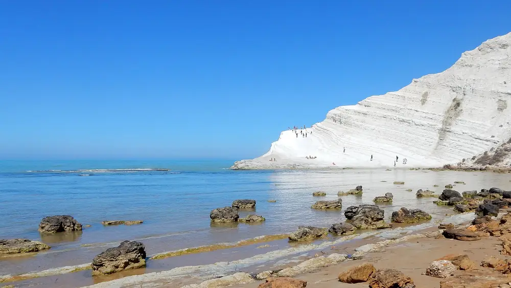Spiaggia di Scala dei Turchi a Agrigento