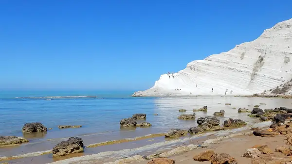 Spiaggia di Scala dei Turchi a Agrigento