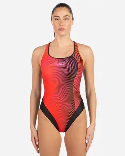 Aquarapid Allegra W - Costume Piscina - Donna - Rosso