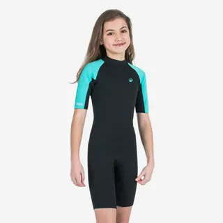 Muta Shorty Surf Bambini Yulex 100 1,5 Mm Nero-azzurro Mute Surf Shorty