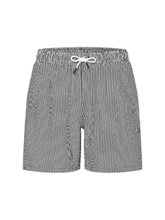 Badeshorts da uomo a righe blu