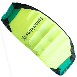 Materassino Aquilone Spiderkites Amigo Dc 1.35 + Barra 10055 Giallo 135 X 55 Cm Power Kite