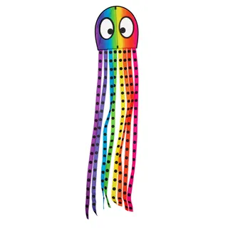 Aquilone Per Bambini Wolkensturmer Olli Octopus Rainbow 1174 Rainbow 50 X 200 Cm Aquiloni Acrobatici