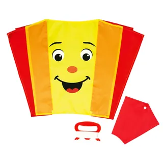Aquilone Per Bambini Wolkensturmer Sled Charlie 1110 Giallo 65 X 44 Cm Aquiloni Acrobatici