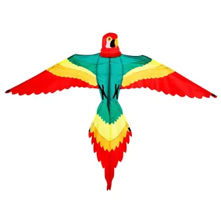 Aquilone Per Bambini Wolkensturmer Pablo Pappagallo 1121 Verde 160 X 120 Cm Kite
