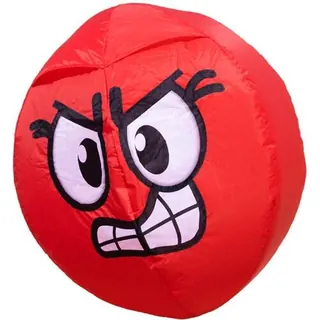 Manica A Vento Hq Moodeez Angry 126369 Rosso 60 Cm Aquiloni Acrobatici