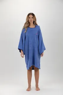 Poncho Surf Viola - Taglia Unica - Con Maniche Poncho