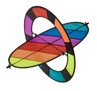 Aquilone A Linea Singola Prism Flip Spectrum Flis Rainbow 48 X 48 Cm Aquiloni Acrobatici