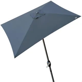 Ombrellone Rettangolare 200x300cm Palo Alluminio Antracite Aktive Giardino Parasole
