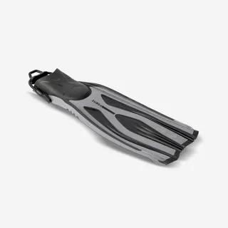 Pinne Regolabili Subacquea 500 Oh Power Grigie Pinne