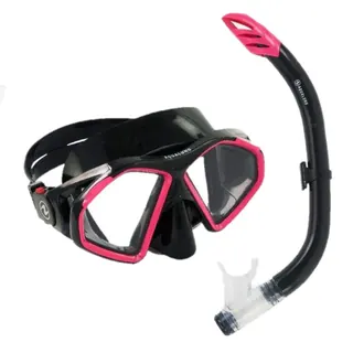 Aqua Lung Sport Set Tubo + Maschera Aqua Lung Hawkeye Combo... Kit Snorkeling