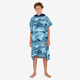 Poncho Surf Bambini 550 View 135-160 Cm Azzurro Poncho