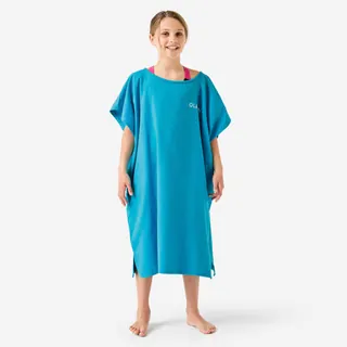 Poncho Surf Ragazzi 100 Azzurro Poncho
