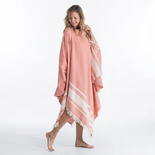 Telo Poncho Xxl 190 X 190 Cm Arancione Asciugamani