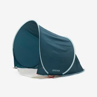 Parasole Campeggio 2 Seconds Blu 1 Adulto O 2 Bambini Ripari Parasole