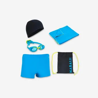 Kit Nuoto Bambino Start Azzurro-nero Kit Nuoto